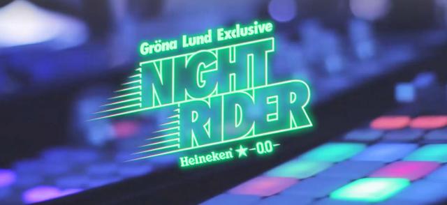Night Rider med Heineken på Grönan