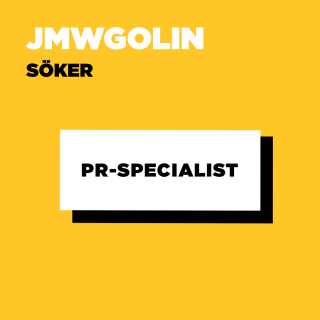 Vi söker PR-specialist